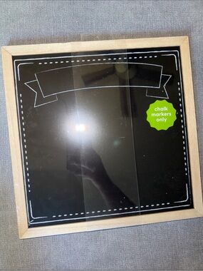 Wood Framed Chalk Marker Chalkboard